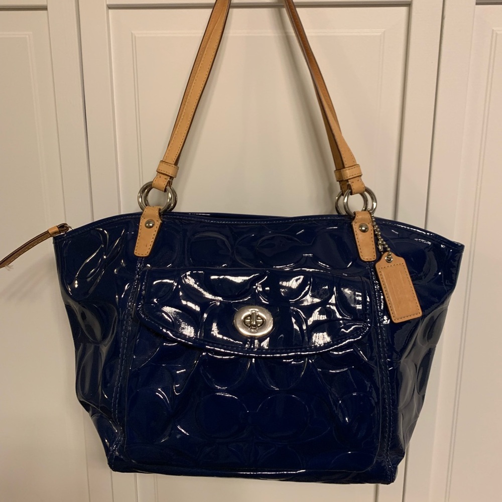 Coach Patent Leather Handbag